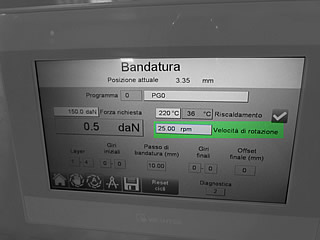 Bandspannung