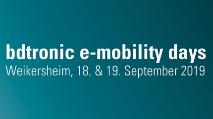 Fiera Bdtronic E-Mobility 2019